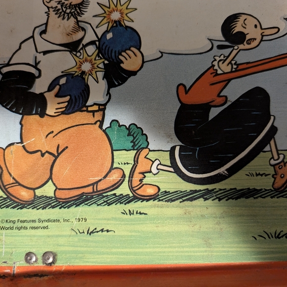 70's Vintage Popeye TV tray - Picture 4 of 4